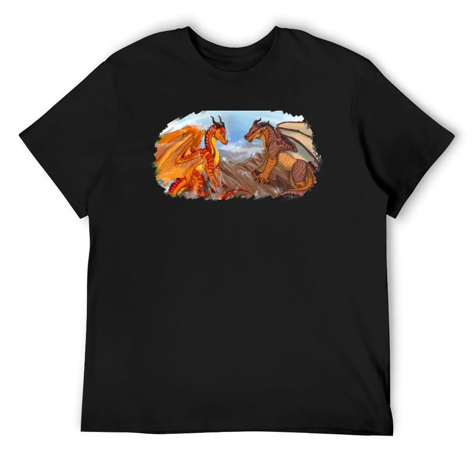

Wings of Fire - Peril and Clay T-Shirt basketball graphic tees boys whites vintage t shirts t shirts for men graphic