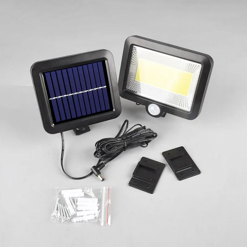 Solar Light Outdoor Motion Sensor Recharge Wall Light Waterproof Emergency Led Light For Street Garden Porch Lamp