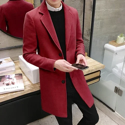 Long Cotton Coat Autumn Winter New