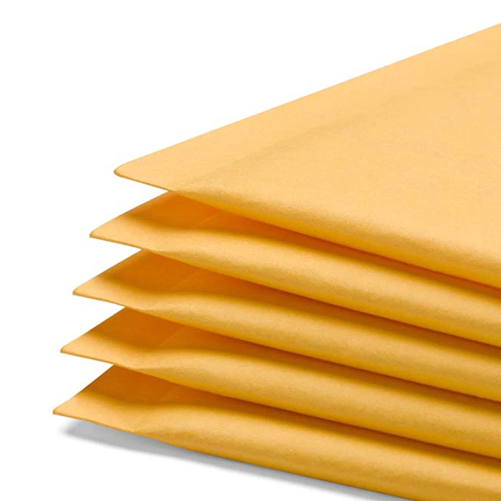 

50 Pcs Bubble Bag Pearl Film Envelope Kraft Paper Padded Envelopes Mailing Bags