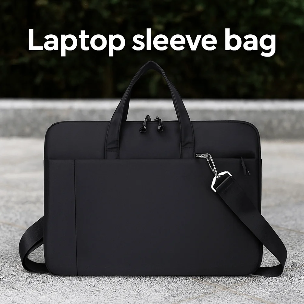 Shoulder Strap Business Laptop Bag with Handle 14 Inch Portable Laptop Bags Waterproof Briefcase Laptop Shoulder Bag Travel