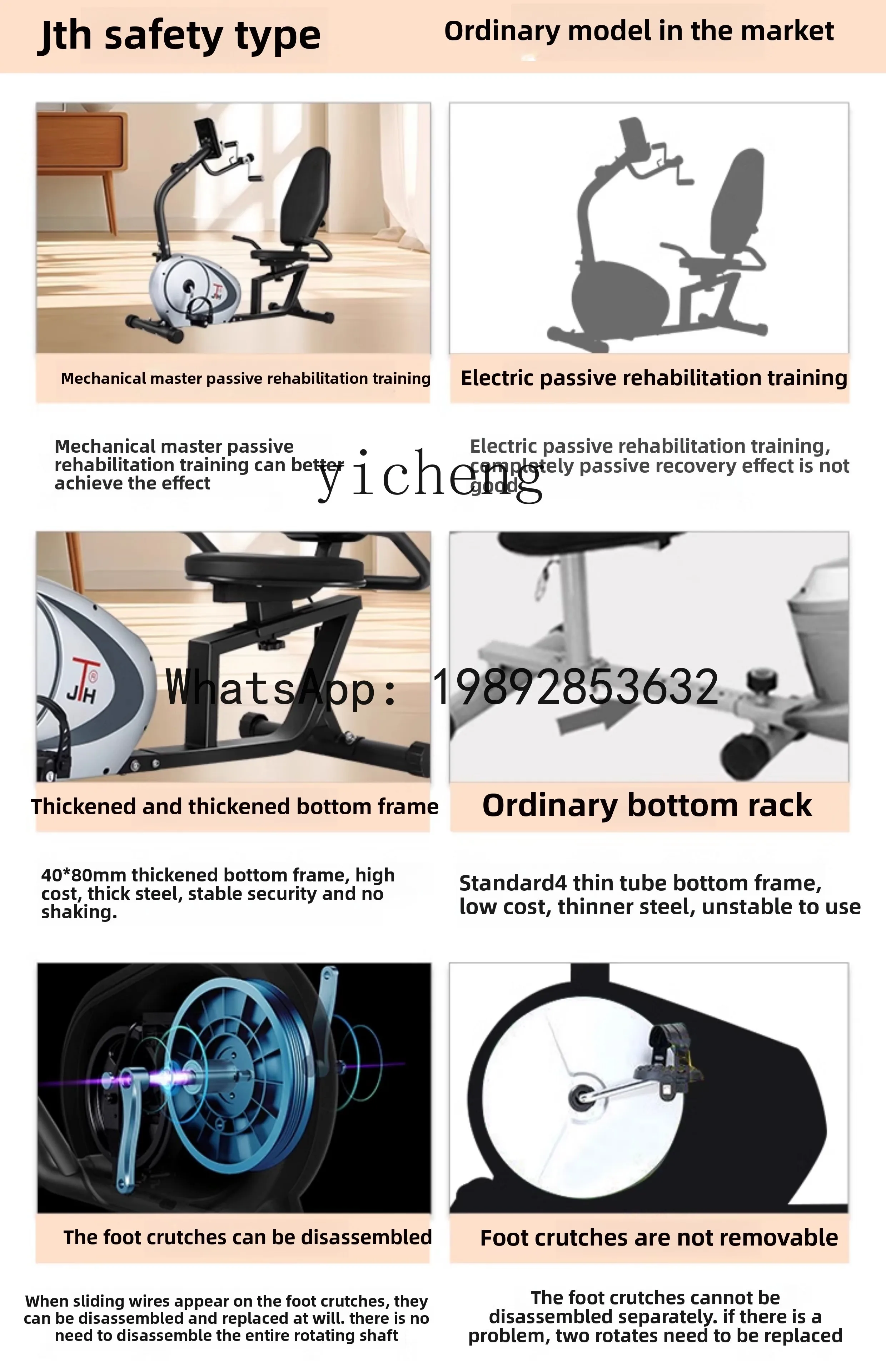 X2   Rehabilitation Training Equipment Bicycle Upper and Lower Limbs Home Rehabilitation Machine Exercise Bike for the Elderly