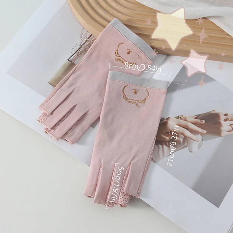 1 Para Rękawic Bez Palców Anty-UV do Paznokci, Ochrona przed Promieniowaniem UV Żelu, Manicure, Lampa LED, Rękawice Chroniące Ręce przed Promieniowaniem