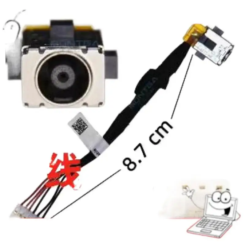 WYORESY New DC In Power Jack With Cable For Asus TUF FX505 FX705 fx705d FX505D FX505DT 6Pin 14026- 00160000   1417-00L40A2.