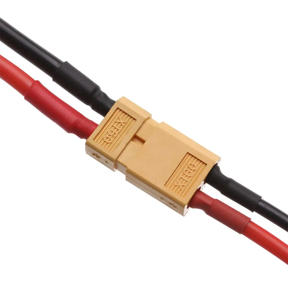 Hot 12 AWG/14 AWG Wires With Silicone Wire Female / male 10CM/15CM Battery Connectors Cable Dual Extension XT60 Connector Plug