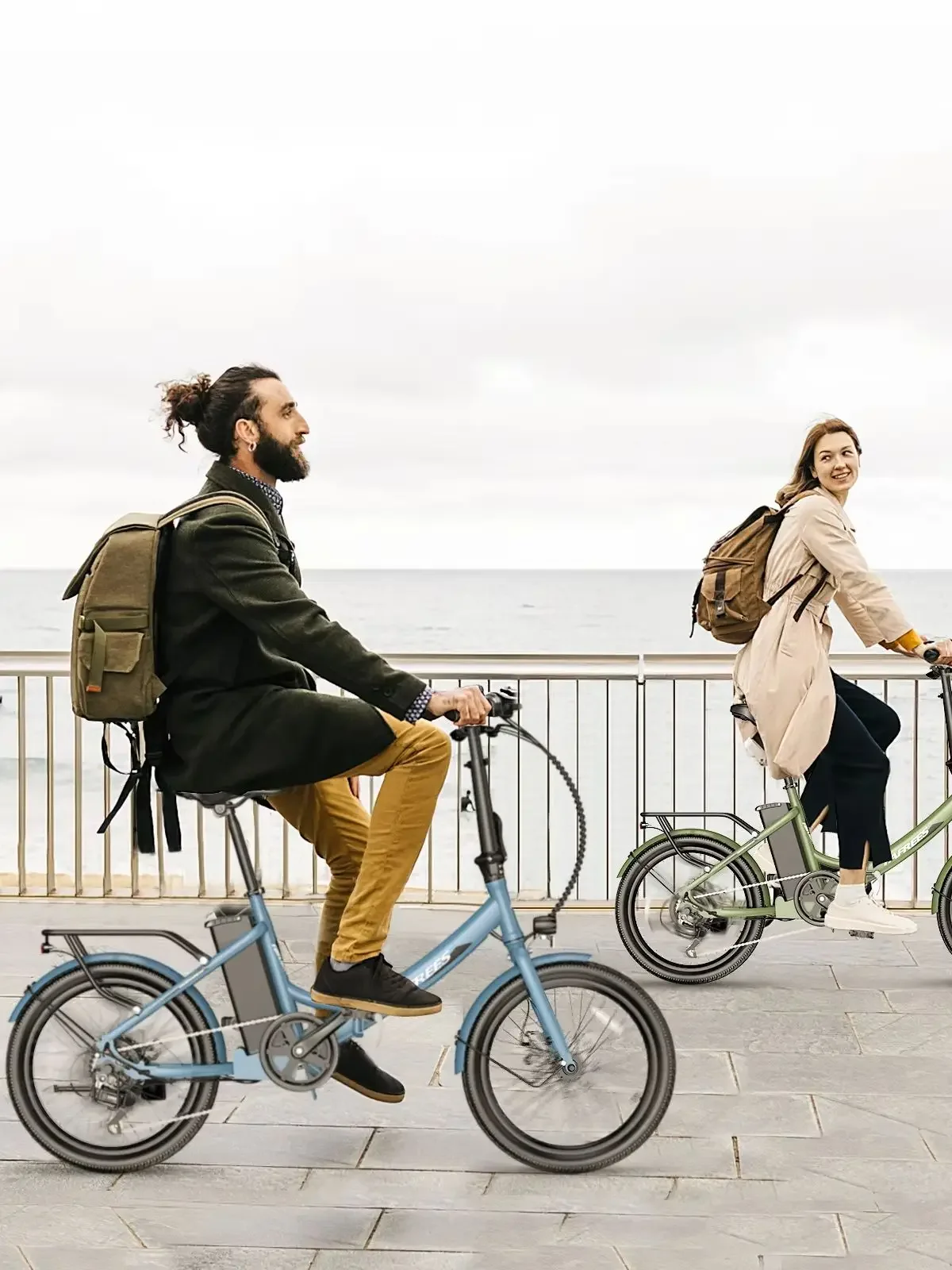 FAFREES F20 Lichte opvouwbare elektrische fiets 250W 25 km/u 36V16.75Ah Batterij Ebike Dubbele schijfremmen voor volwassen stad elektrische fiets - afbeelding 2