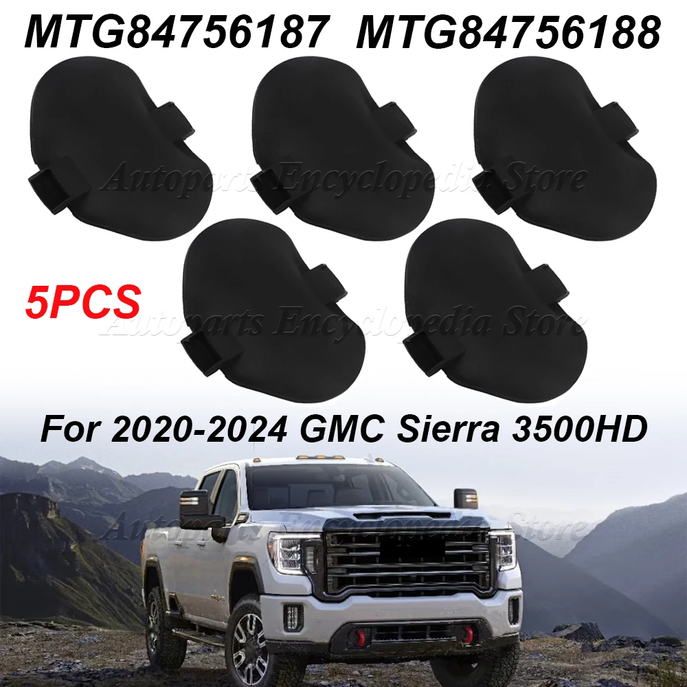 

For GMC Chevrolet Silverado 2500HD 3500HD 2020-2024 MTG84756188 84756188 Platform Hitch Wheel Mount Covers MTG84756187 84756187