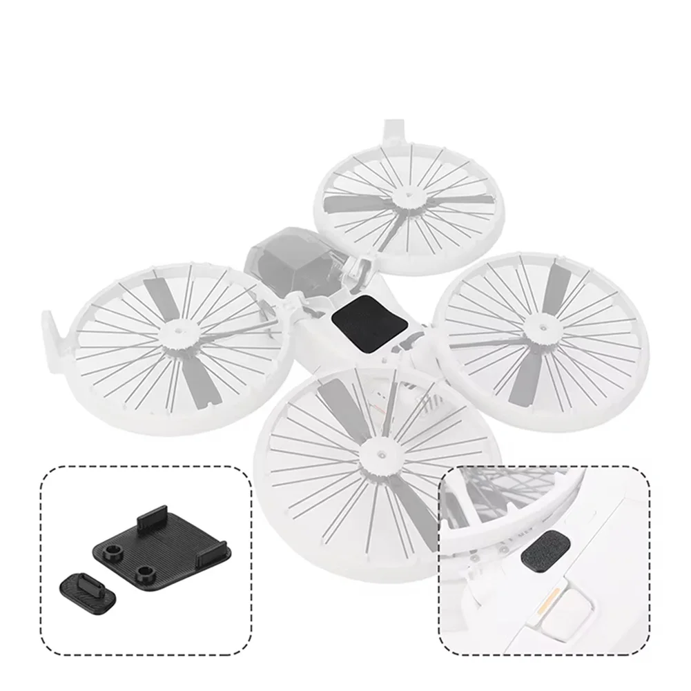 (A15I) Housse de protection anti-poussière pour le corps du drone DJI FLIP, en caoutchouc souple, pour la protection du système de positionnement visuel, empêche les courts-circuits, l'oxydation et la rouille