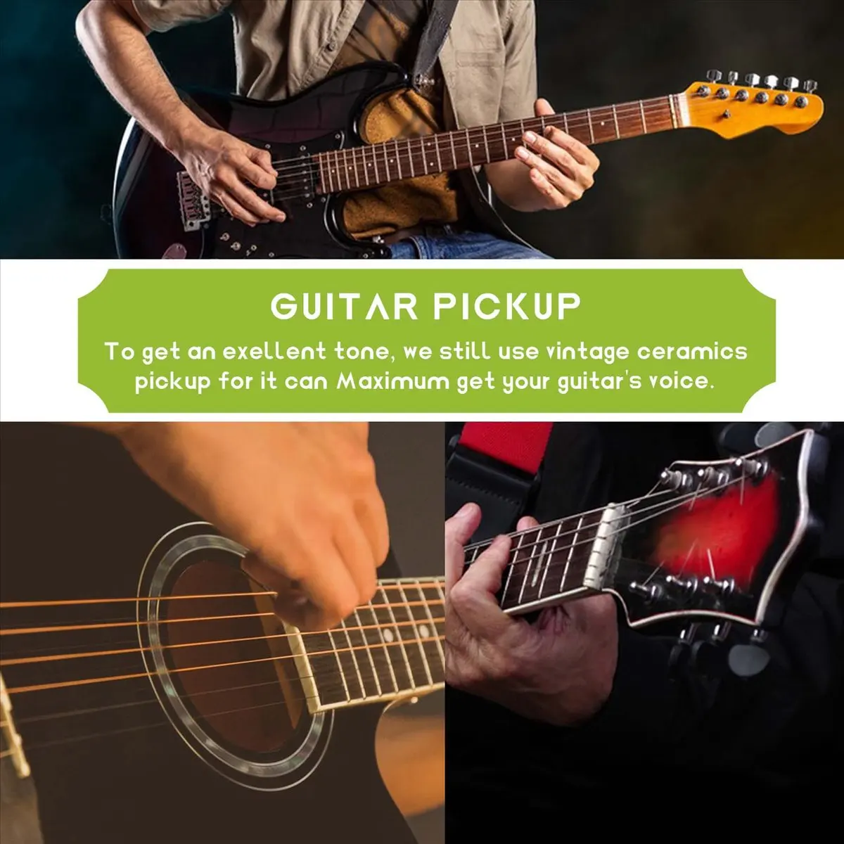 [AD12] Ecualizador de 3 bandas para guitarra clásica, preamplificador de guitarra EQ, tono de bajo conciso, volumen ajustable, pastilla para viola