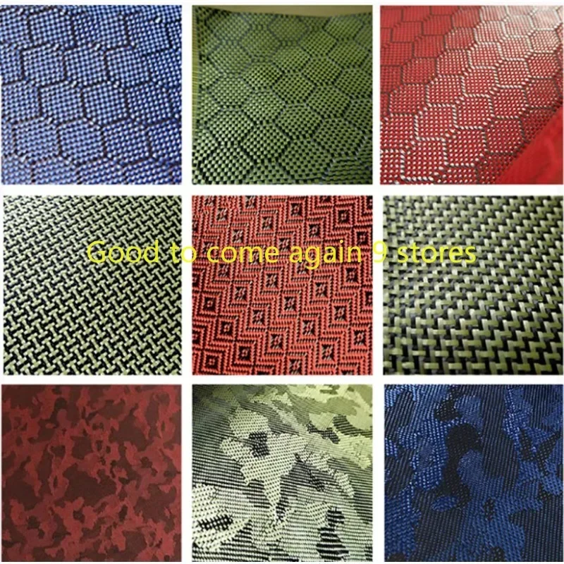 Carbon Aramid Fiber Hybrid  Aramid Fiber Twill/Plain Weave/Aromatic Carbon/Filigree/Carbon Fiber Jacqua Small Sample Cloth