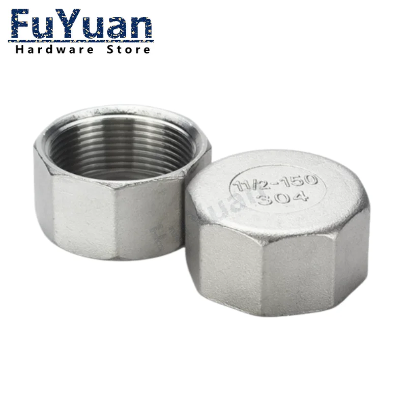 SS304 Stainless Steel Pipe Fittings 1/8 1/2 3/8 1/4 Female Male Thread Straight,Elbow, Plug,Cap Hexagon Joint Connection Adapter