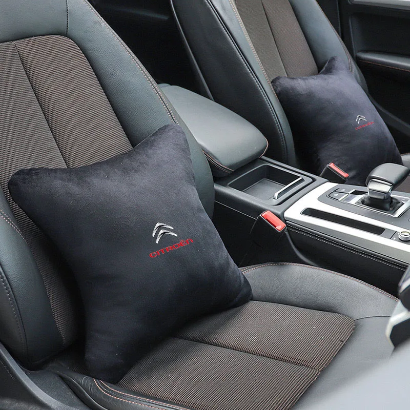 Car Neck Pillow Seat Headrest Lumbar Spine Protectio Throw pillow for Citroen C4 C3 C5 C1 C2 Berlingo C-Elysee C4-Picasso C4-Ai