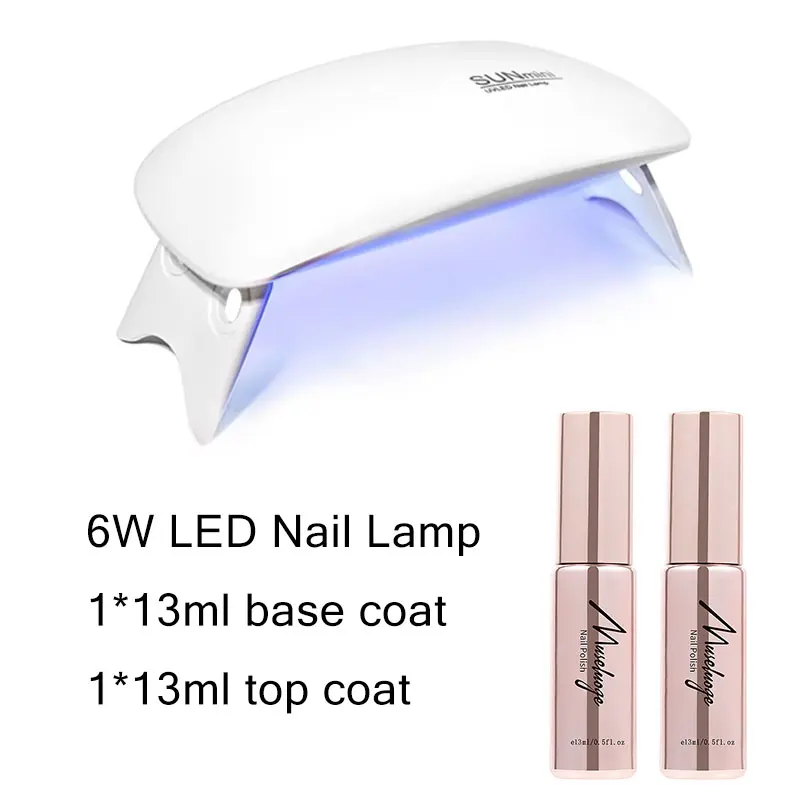 

6W Mini LED Nail Lamp Machine Portable 6 LED UV Nail Dryer Manicure Home Use Nail Lamp For Drying Polish Varnish With USB Cable