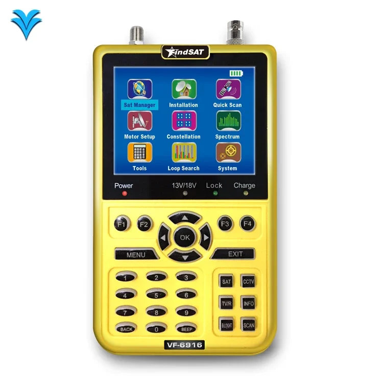 

Digital Satellite Finder+CCTV Tester+8MP AHD /CTV/TVI ( FindSAT VF6916)