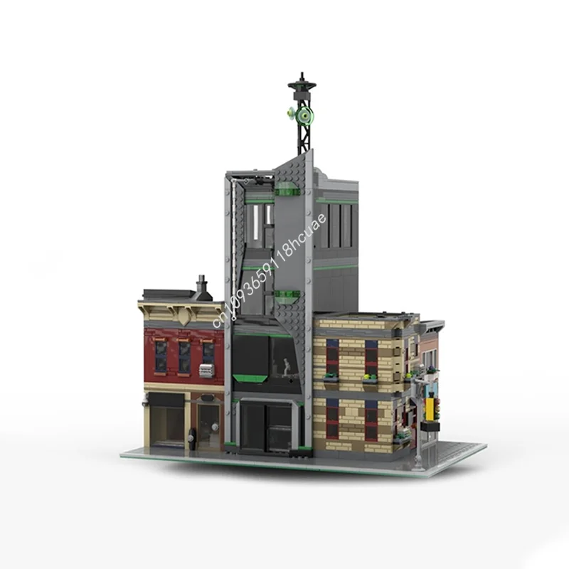 

2582pcs MOC Peter Apartment Super Heroes Model Building blocks Education Toys craft Kids Assemble idea Brick Christmas gifts