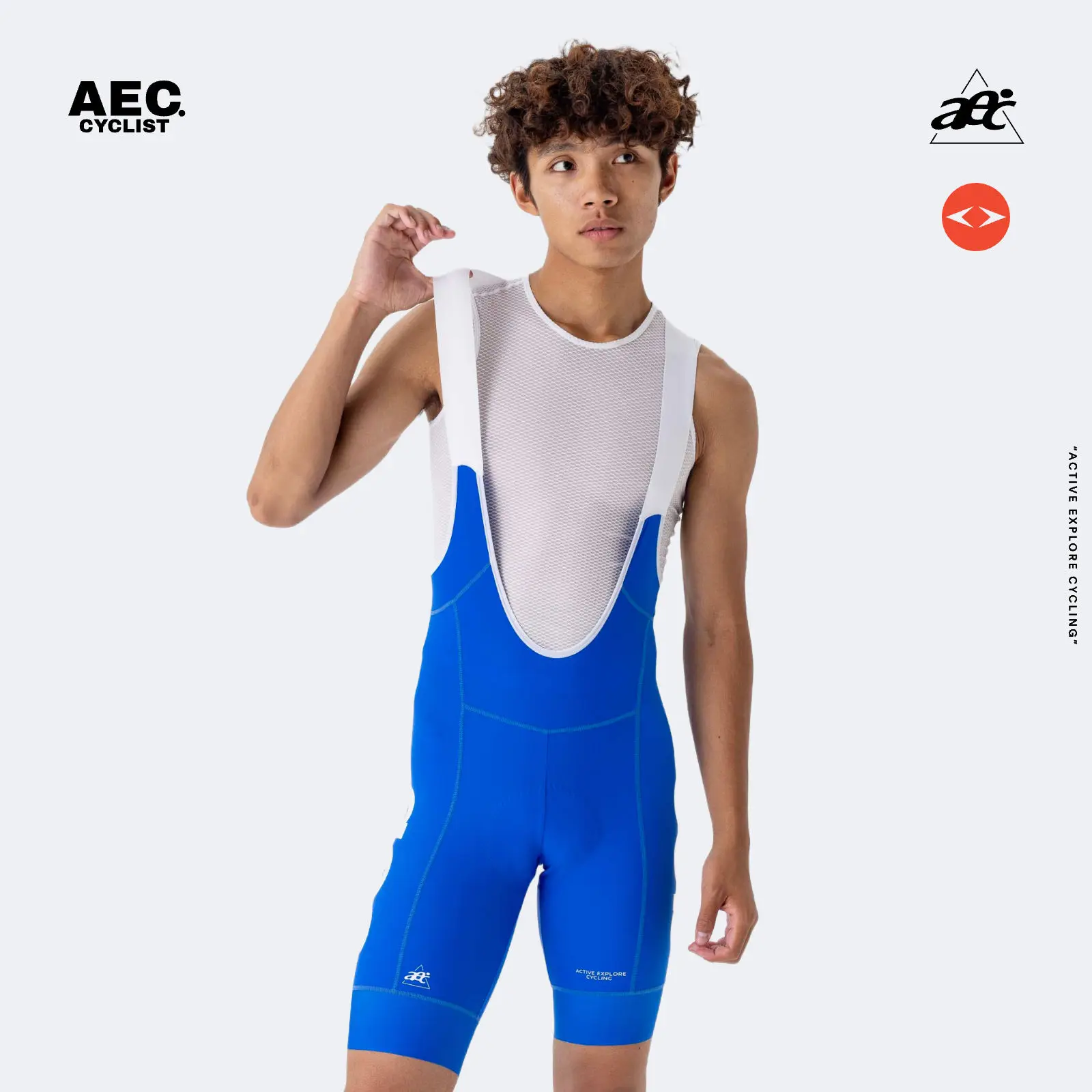

AEC Men Cycling Bib Shorts Elastic Interface Pad Cycling Tights 8h Ridding Padded Short MTB Overalls Clothing CHIRAN Series