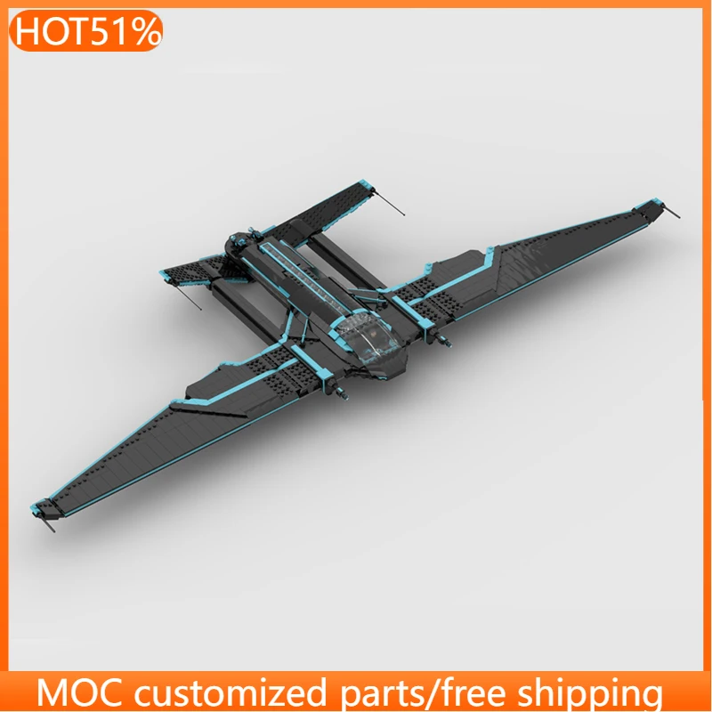 1851 PCS Customize Lightfighter Jet MOC Customize Modular Building Block Technology Educational Model DIY Boys Toy Birthday Gift