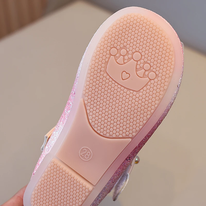 Mädchen Mary Jane Ballerinas, Prinzessinnenkleid mit einzigartiger drehbarer Windmühlen-Dekoration aus Strass, für Kleinkinder, Mädchen, Party, Hochzeit – Detail 8