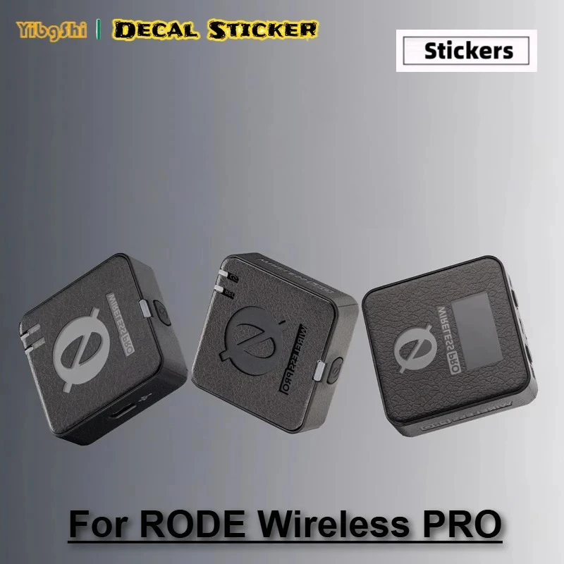 For RODE Wireless Pro Mic Anti-scratch Cover Film Premium Decal Skin Microphone Skin Decal Protector Sticker