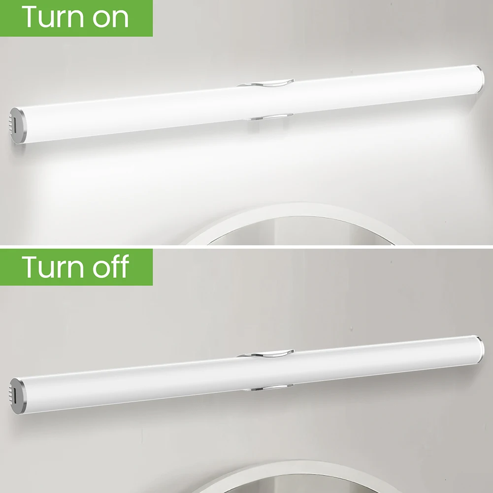 Luz LED de protección ocular, lámpara colgante de carga USB, Interruptor táctil, lámpara de mesita de noche regulable, inalámbrica, IP44, resistente al agua, para el hogar y el baño
