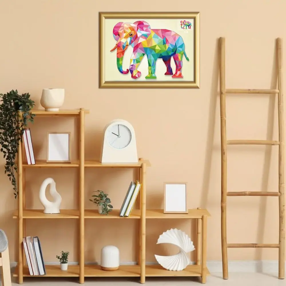 Libros de pegatinas geométricas 3D de papel, juguetes educativos hechos a mano, Kit de Material de pasta DIY, libro de pegatinas de animales de dibujos animados Montessori