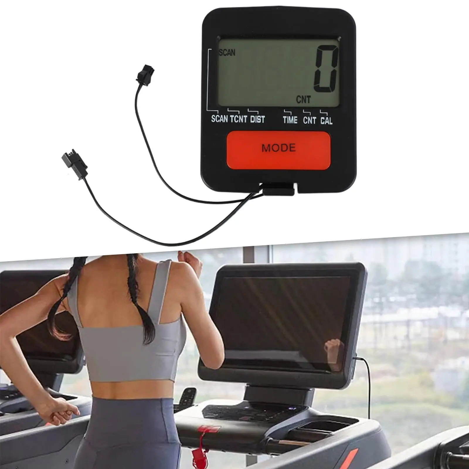 Monitor de máquina de remo, contadores de equipamentos fitness, computador universal profissional, contador de exibição de bicicleta ergométrica para treino