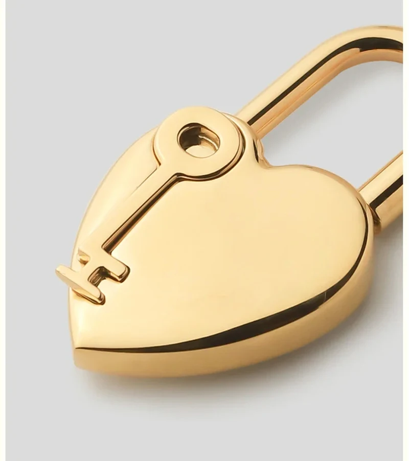 Lover Shape Bag Metal Pendant Charm Golden Bagpack Ornament Vintage Handcraft Keychain Hanging Accessories XMAS Gift