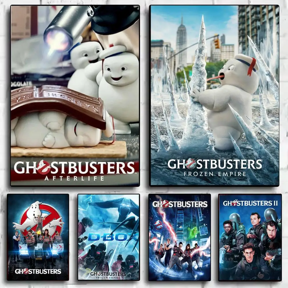 Horror Movie G-Ghostbusters Poster Modern  Wall Art Aesthetic Minimalist Bedroom Decor Cafe Home Gift