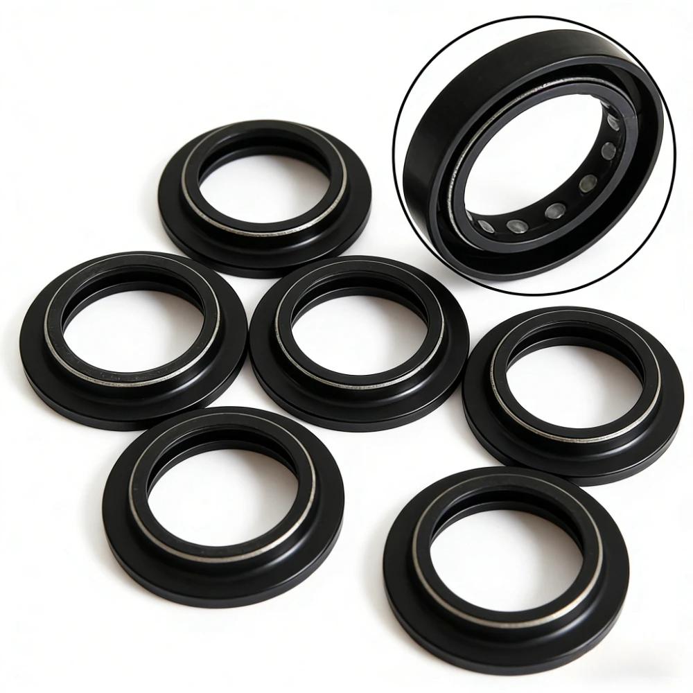 

2pc/4pc/8pc/16pc 43*53*9.5/11.5 43 53 9.5/11.5 mm Motorcycle Front Fork Damper Oil Seal Dust Seal Cover for 43x53x9.5/11.5