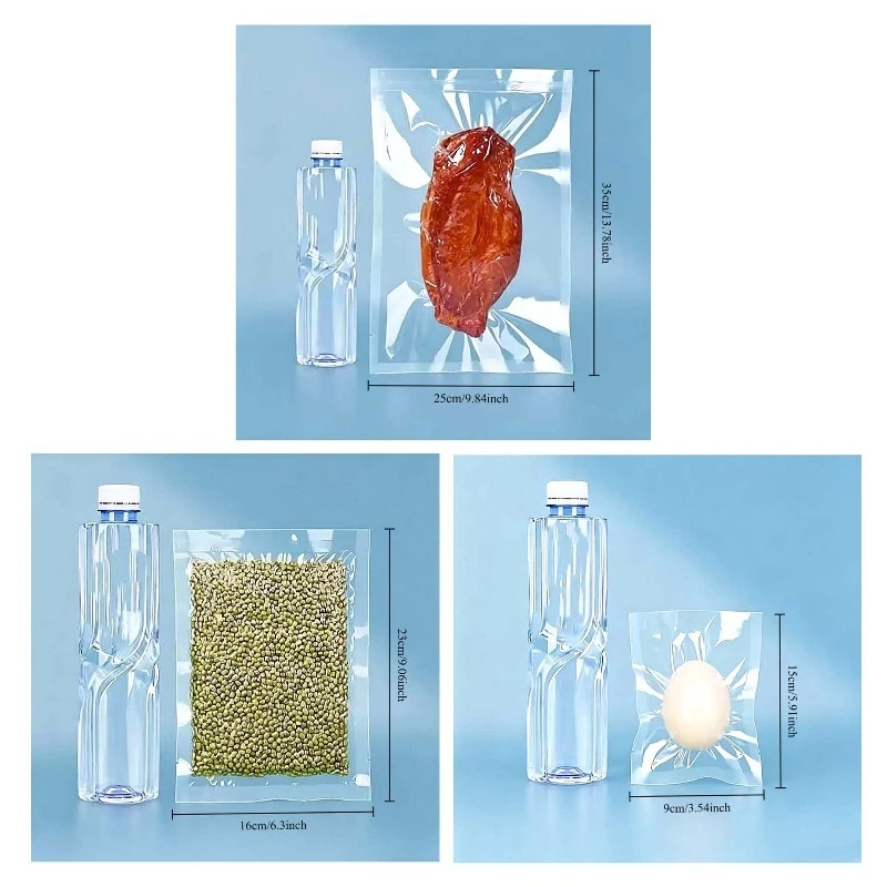 10/20/30PCS S/M/L Food Vacuum Packaging Bag Grade Food Storage Meal Prep Fruits Vegetables Vacuum Packaging Bag