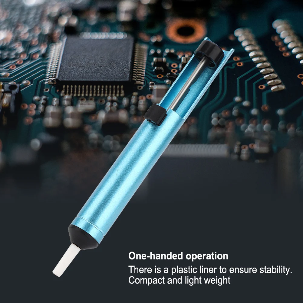 Manual Tin Sucker Solder Sucker Manual Tin Suction Pen Handheld Desoldering Pump Tin Removal Tool SY‑04‑7 Tin Suction Device