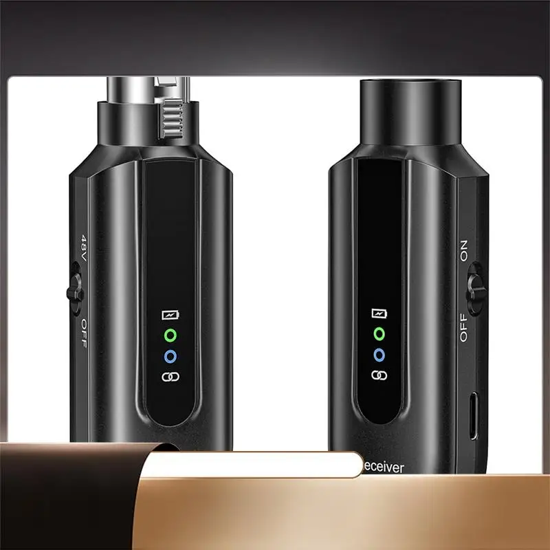 

Wireless Microphone Converter 2.4G XLR Wireless Microphone System Transmitter And Receiver For Dynamic Microphone-N35R