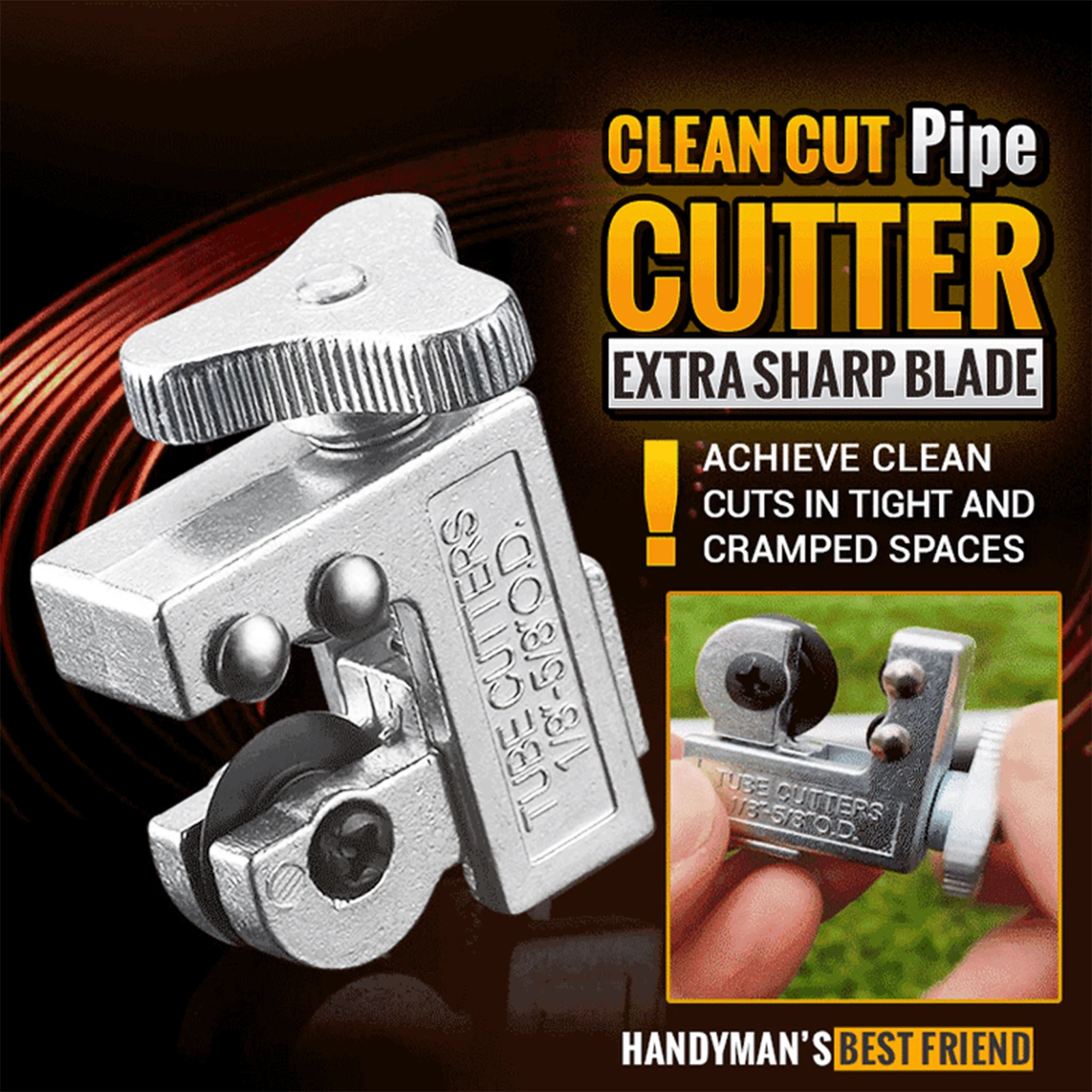 

Труборез для резки труб с двойным лезвием 3–16 мм для резки труб ПВХ