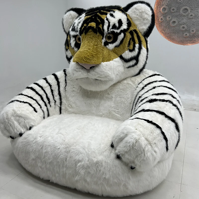 Modern Designer Furniture Animal Shape Armchair Bed Tiger-shaped Sofa High-density Sponge Armchair Sofa For Children's Bedroom