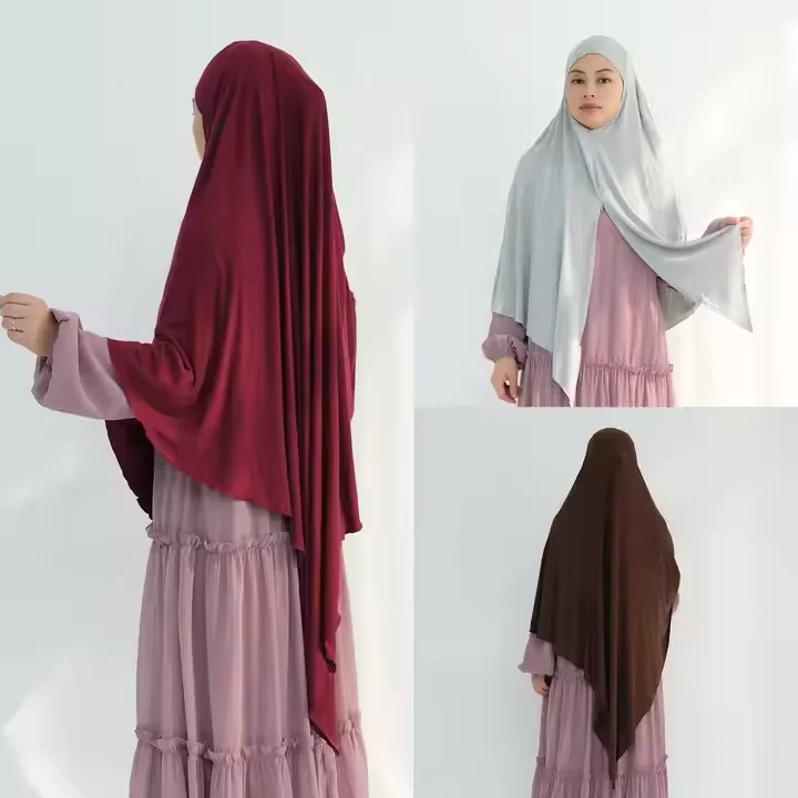 Jilbab Ritsleting Ramadhan Jilbab Wanita Muslim Turban Idul Fitri Penutup Kepala Arab Jilbab Doa Islam Khimar Niqab Nikab Amira Topi Tarik