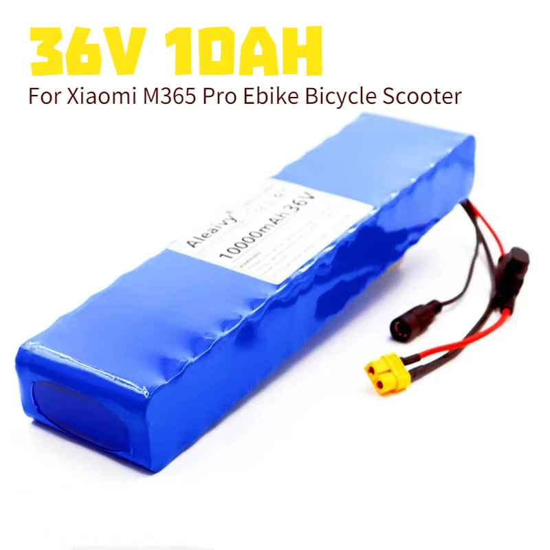 

Aleaivy 36 В 10 Ач 10S3P 36 В аккумулятор 600 Вт 42 В 18650 аккумулятор для Xiaomi M365 Pro Ebike велосипедный скутер внутри с 20 А BMS