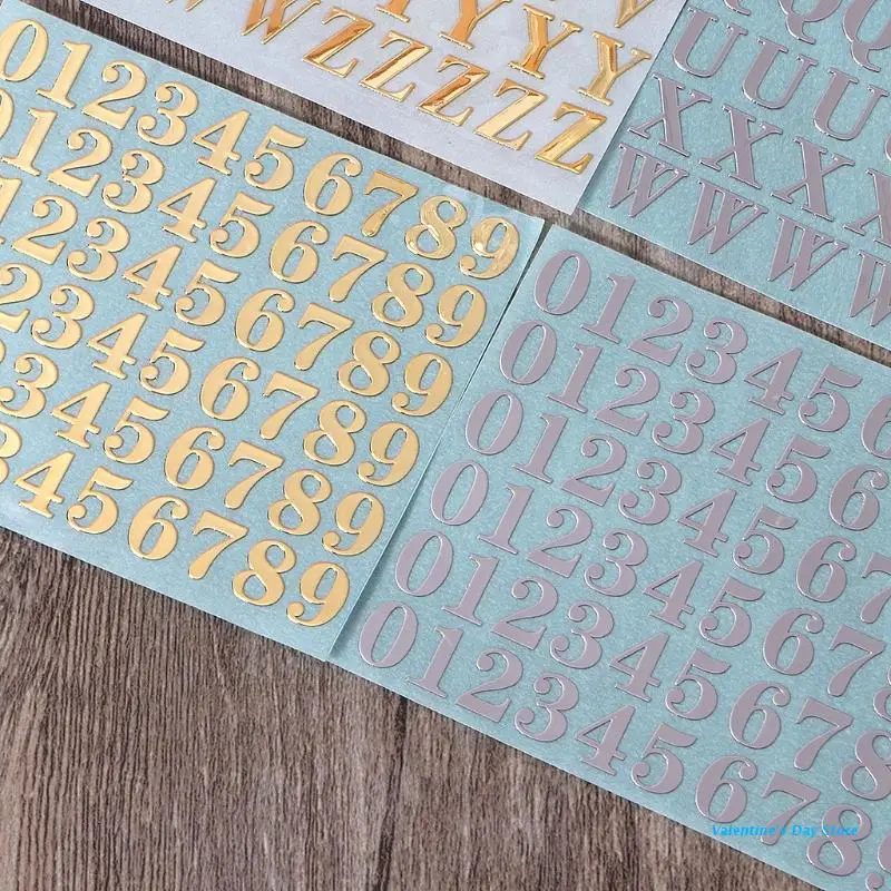 2piece Letter Stickers Self Adhesive Alphabet Stickers Self Adhesive Letters Gift Drop Shipping