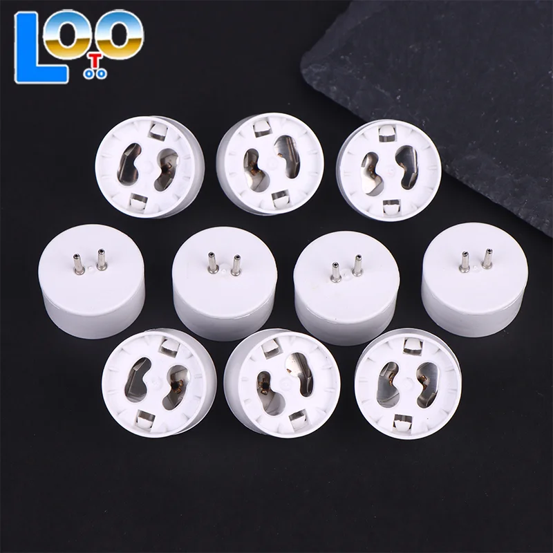 10 шт. MR16 к GU10 цоколь галогенная лампочка адаптер лампы преобразователь высокая термостойкость преобразование держатель лампы