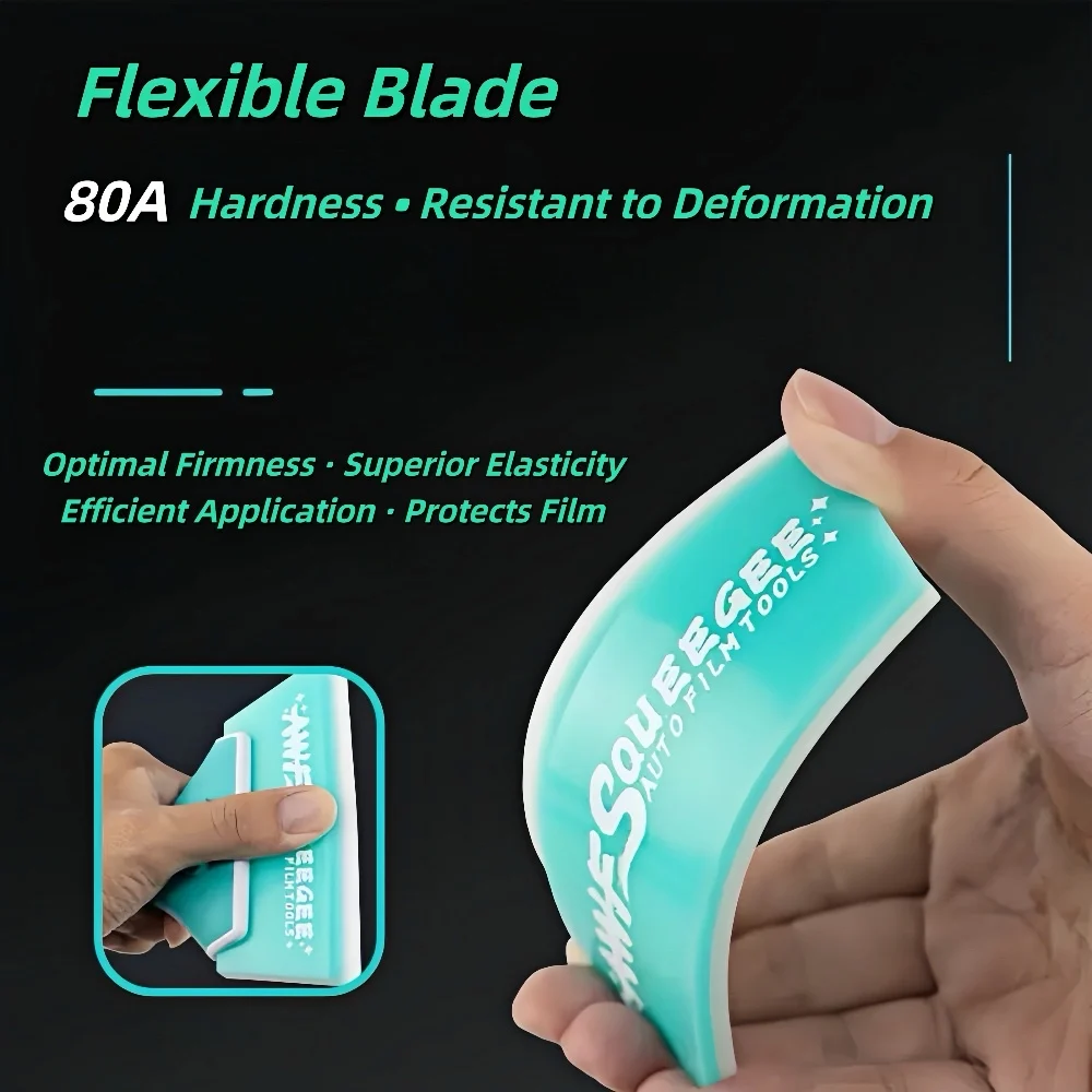 Non-Scratch Soft Silicone Handy Squeegee Car Wrap Tools Water Window Wiper Drying Blade Clean Scraping Film Scraper Accessories