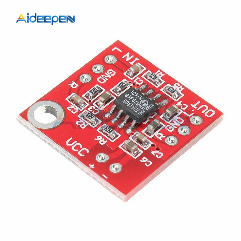 Stereo TDA1308 Headphone Amplifier Board Headset Amp Preamplifier Board 3V-6V Audio Sound Speaker Modulo Amplificador