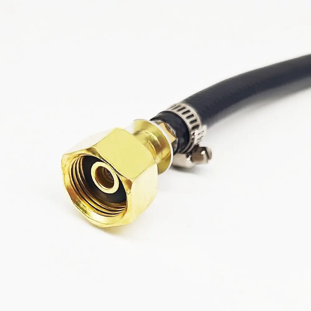 

Взрывозащищенный адаптер для заправки газа Портативная резиновая трубка Клапан Плетеный шланг Многофункциональный адаптер для заправки Газовый адаптер