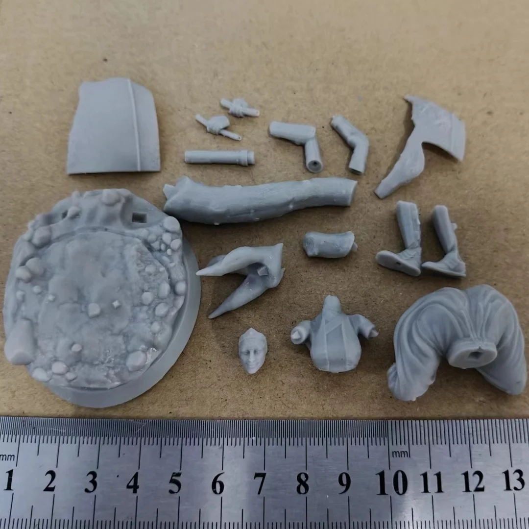 1/24 Schaal Hars Figuur Monteren Model Kit Ahsoka Girl Nsfw Drie versies Ongemonteerd Ongeverfd 3D printen speelgoed