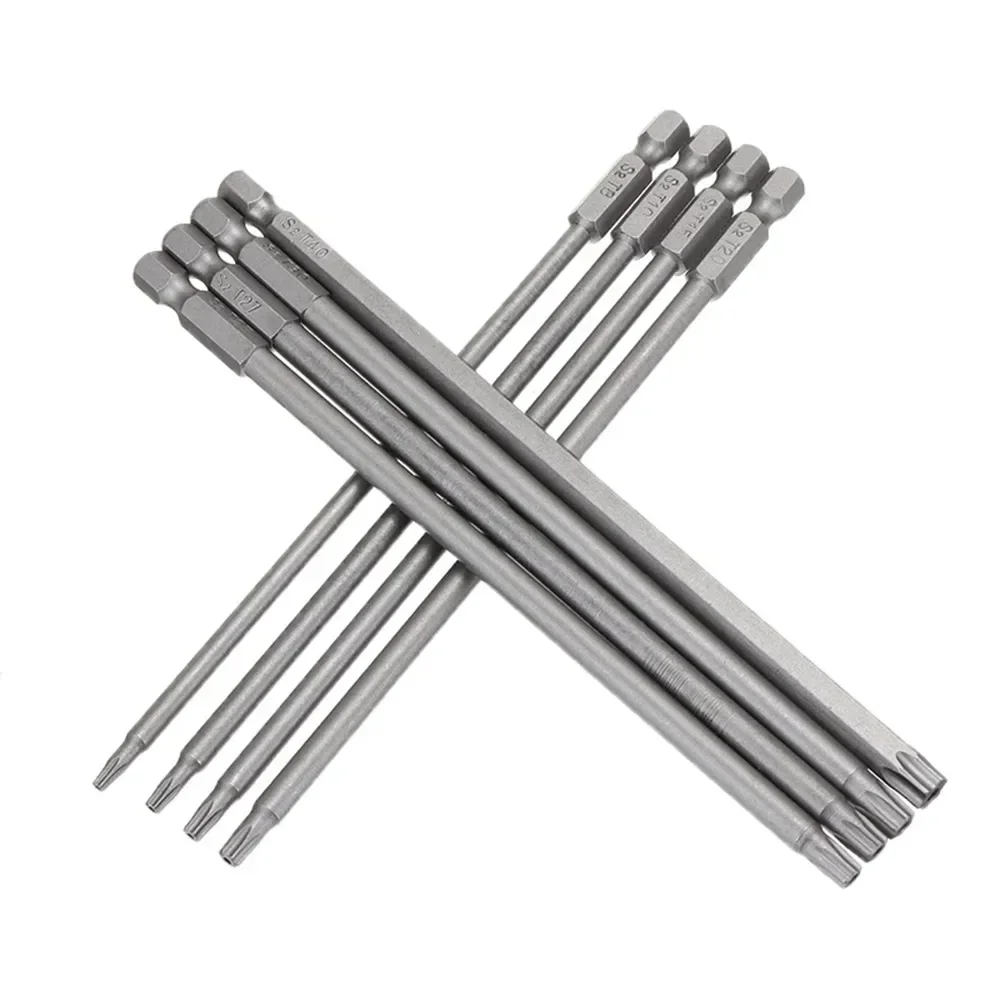 Magnetic Torx Screwdriver Bit Plum Hollow Head Alloy Steel For T10, T15, T20, T25, T27, T30,T40 Hexagonal Plum Wind Batch Head