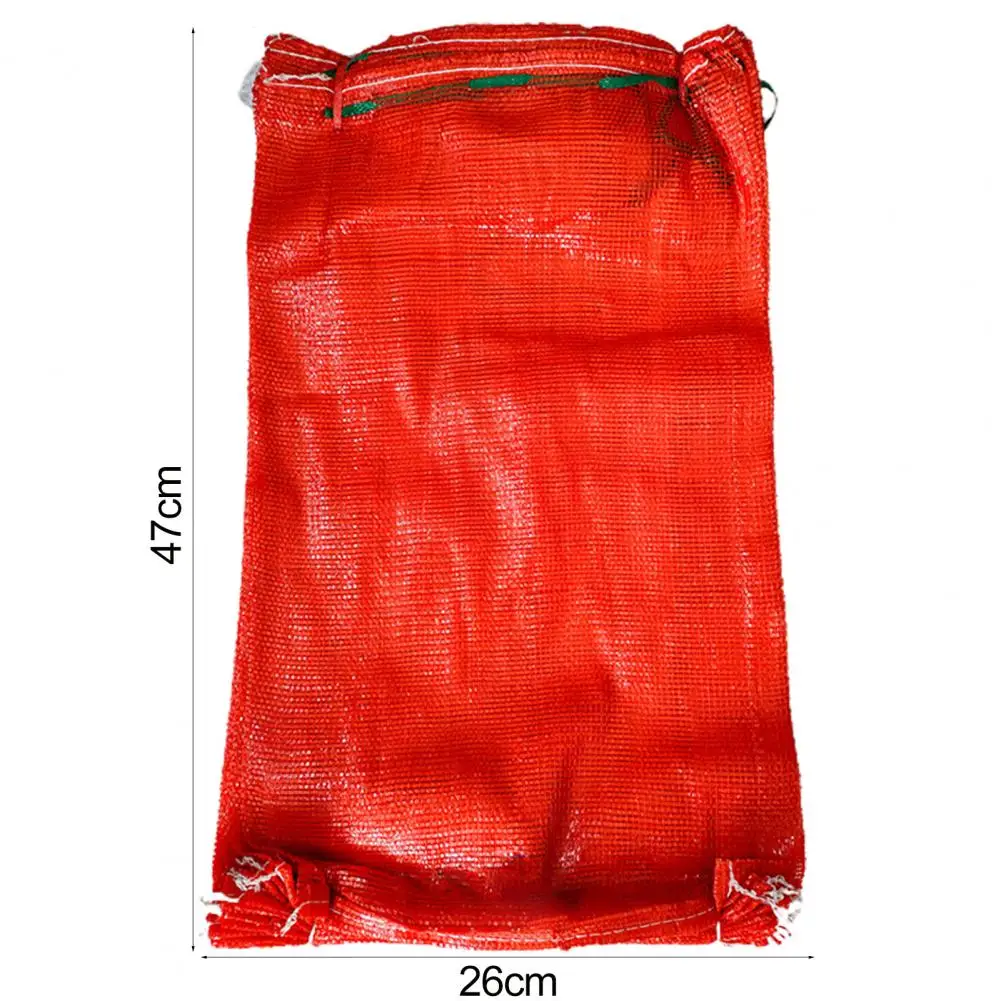 10Pcs Mesh Bag Strong Drawstring Reusable Mesh Onion Bags Breathable Vegetable Storage Net Bag for Home