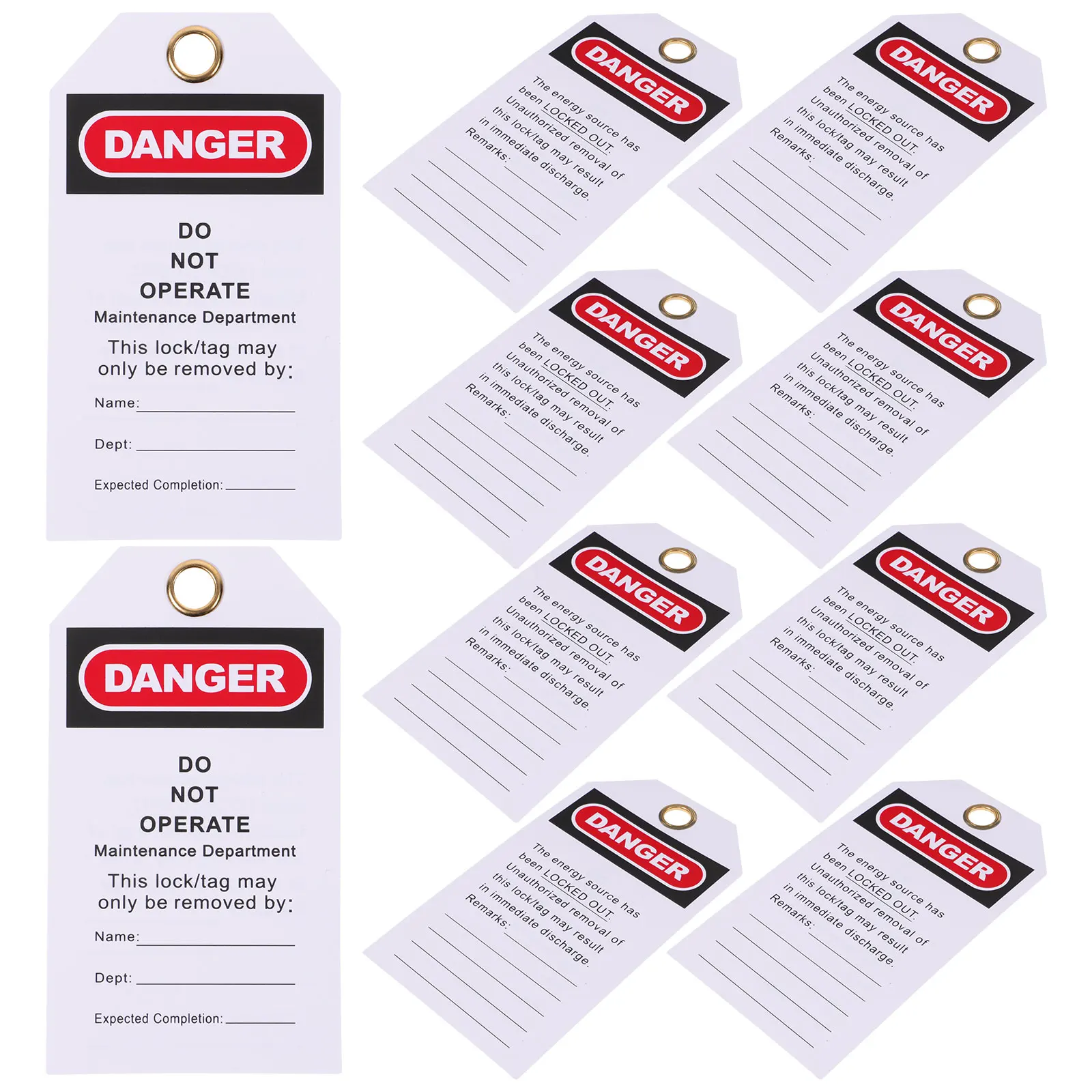 Рисунок 4 - бирки для ремонта оборудования