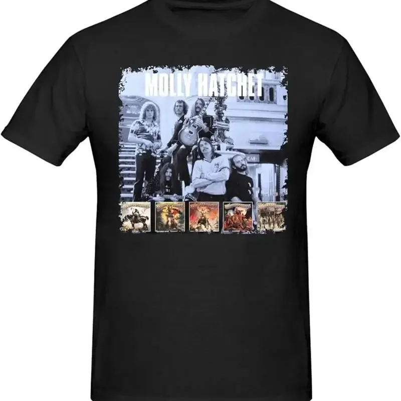 Molly Hatchet Band T Shirt Collage Design Cotton All Sizes