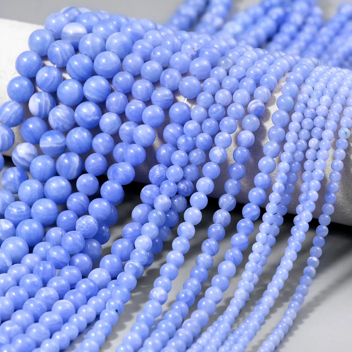 4/6/8/10 mm lila glatter roter Jaspis runde Spacer lose Perlen für Schmuckherstellung Perlenarmbänder DIY Ohrringe Zubehör