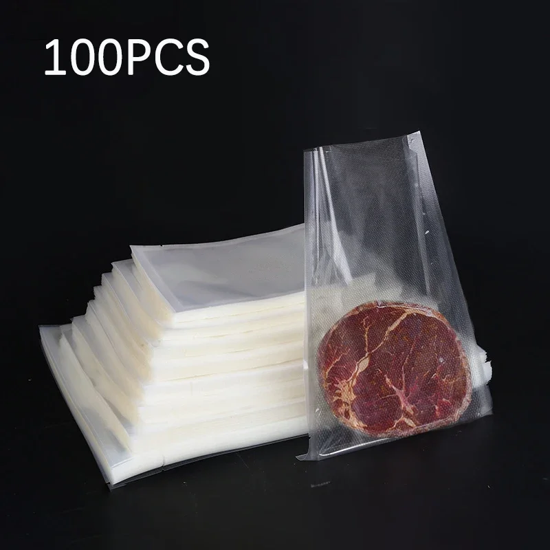 100 pcs Vacuum Sealer Bags  for Food Saver, Seal a Meal, Grade, Heavy Duty, Great for vac storage, Meal Prep or Sous Vide