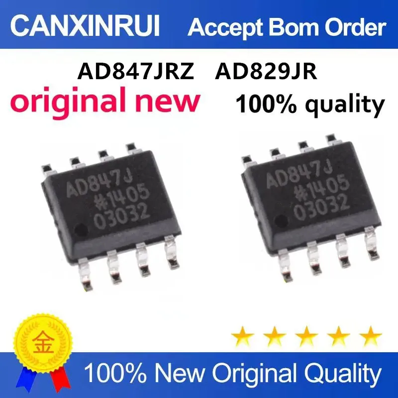 

Original New 100% quality AD847JR AD847JRZ SOP8 AD847J AD829 AD829JR JRZ operational amplifier IC