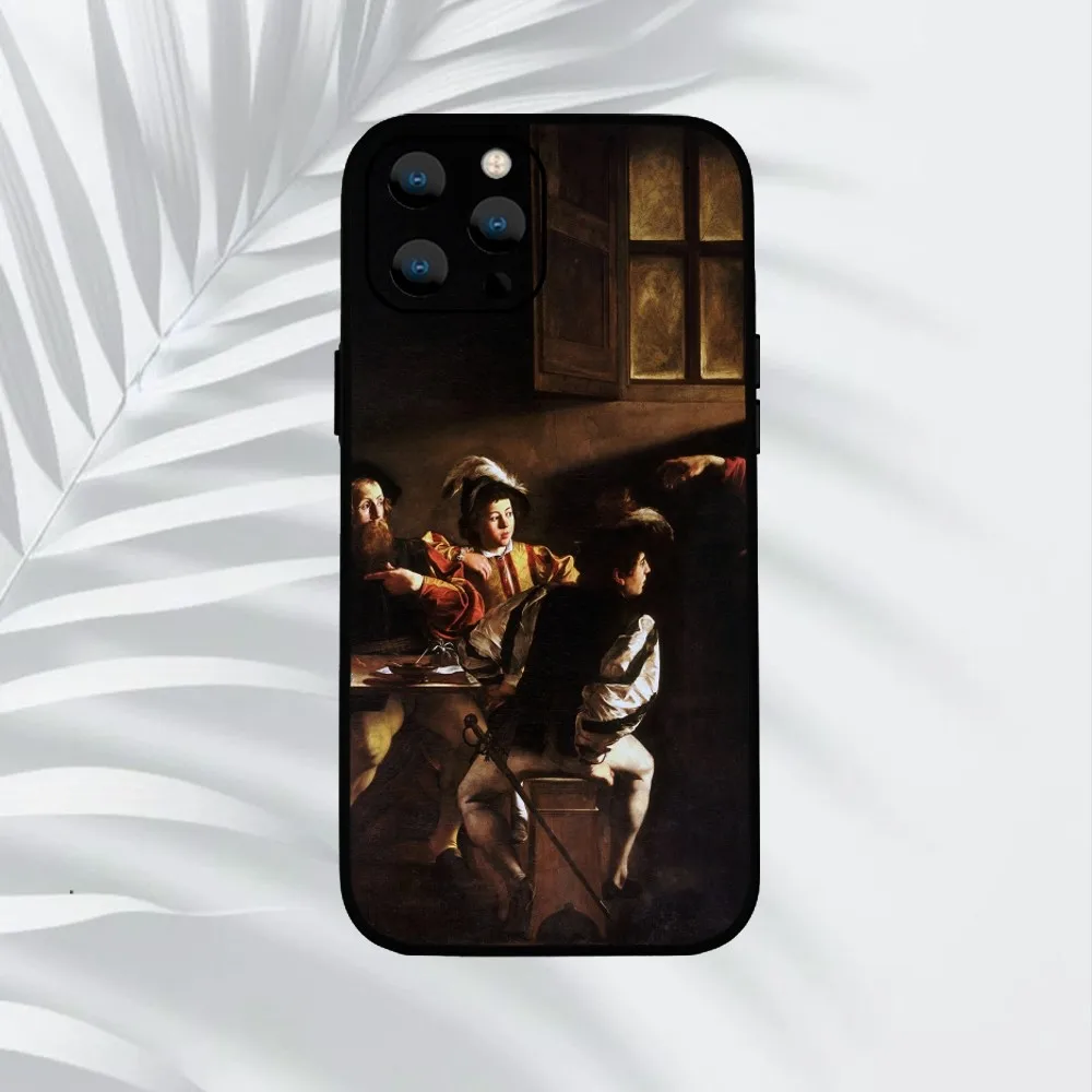 Art C-Caravaggio  Phone Case For iPhone Mini 11 12 13 14 15 Pro XS Max X Plus SE XR Shell